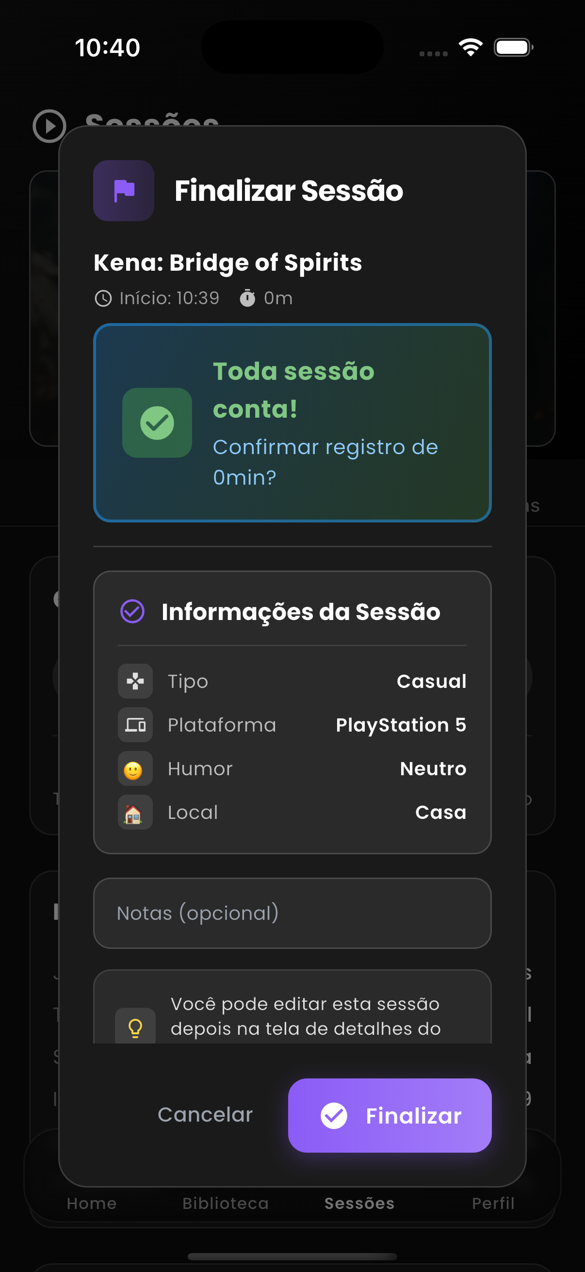 Como foi hoje?