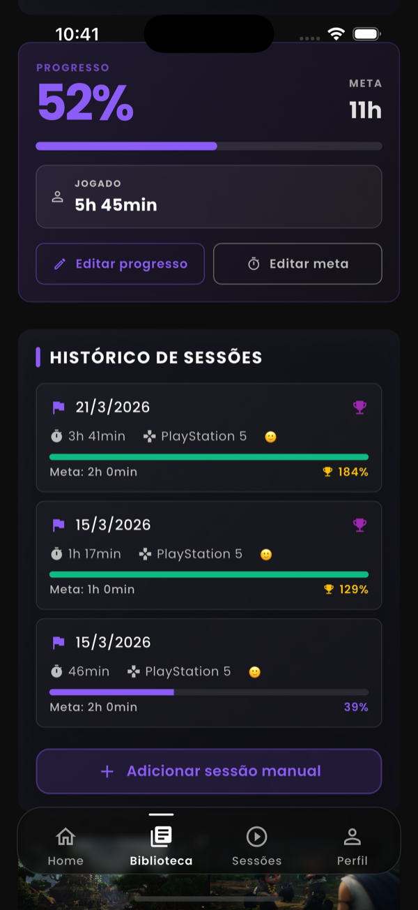 A história escrita.